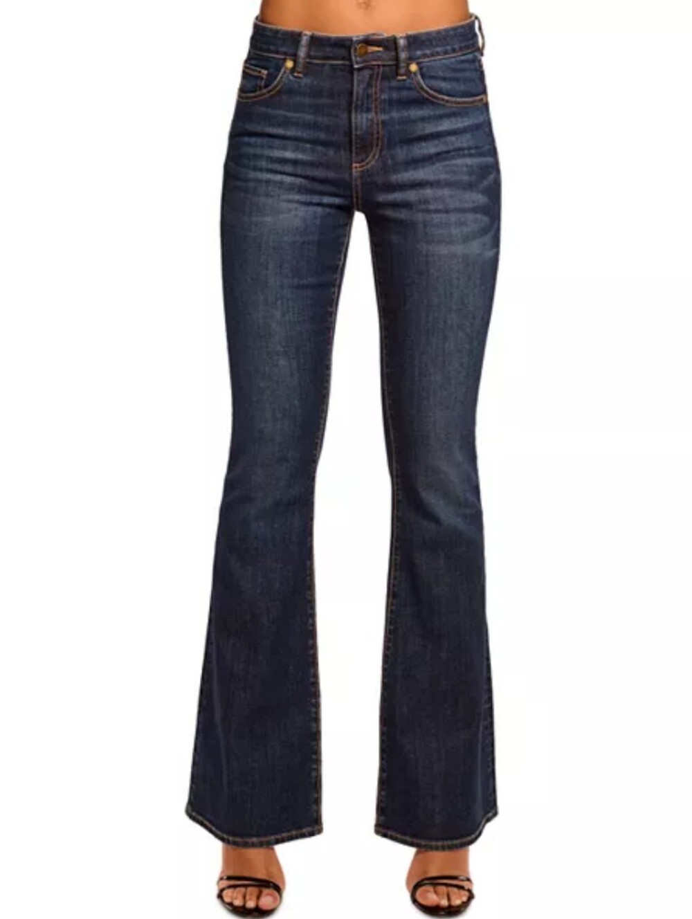 Ramy Brook Helena Flare Jean Dark Rinse Size 28